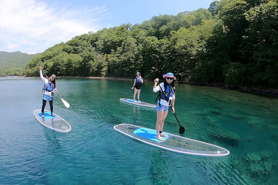 北海道唯一クリアサップ「SUP」体験